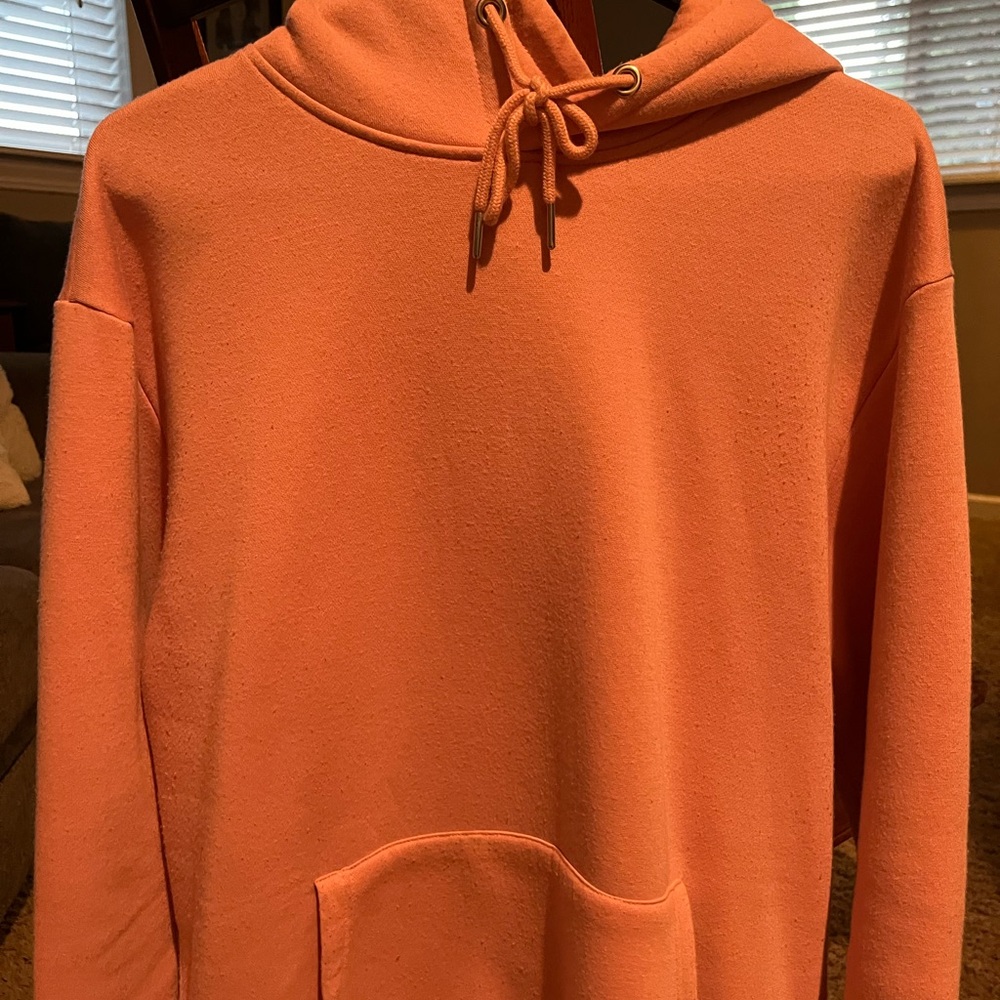 pink hoodie